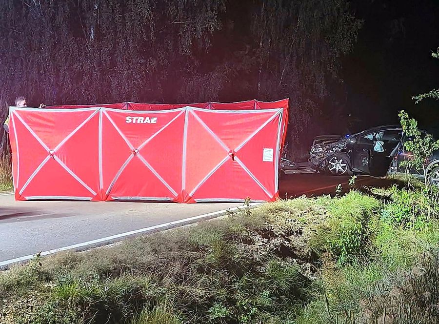 Tragiczny wypadek w gm. Dzierzążnia. Nie żyje motocyklista